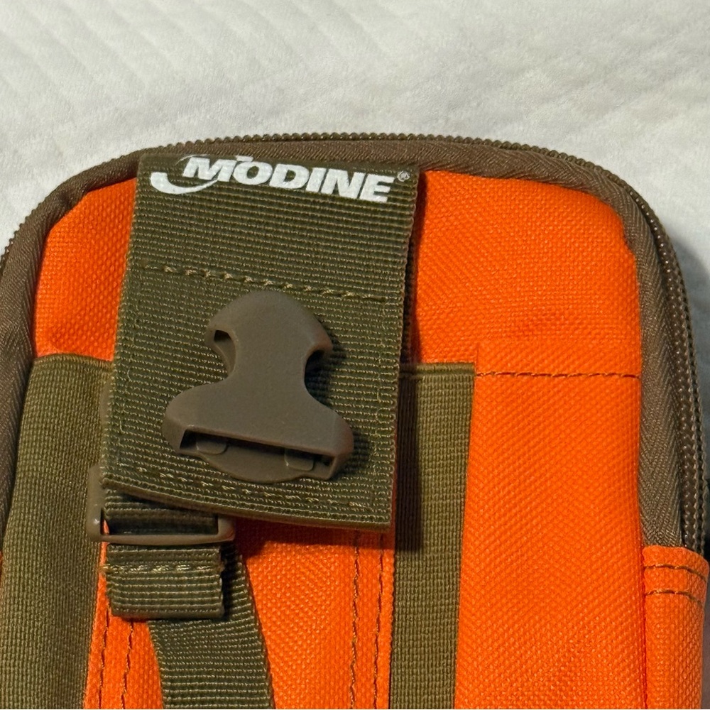 Modine Orange and Brown Men's Tool Bag